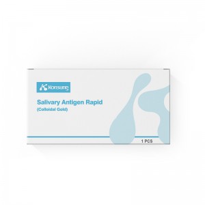 Lollipop saliva test (ICOVS-702G-1) rapid test strip plastic disposable rapid medical diagnosis antigen saliva test for 1 person