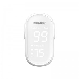Sonosat-F01W White Color Full Screen Portable Digital Medical Oximeter for Adult