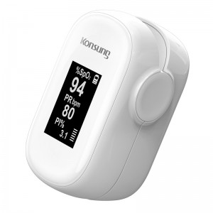 Sonosat-F01W White Color Full Screen Portable Digital Medical Oximeter for Adult
