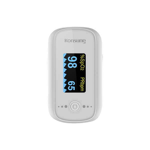 F02W 0.96 TFT Screen Visual Alarm Pediatric SpO2 Pulse Oximeter Fingertip With Sound