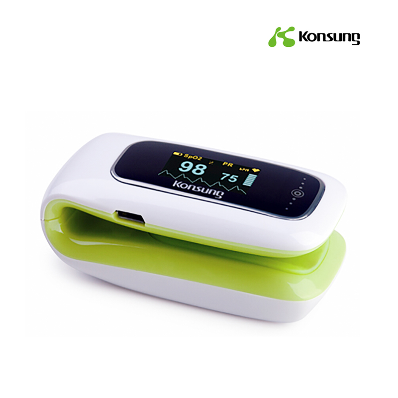 Fashion Fingertip Pulse Oximeter CE&FDA with Bluetooth and App  (
