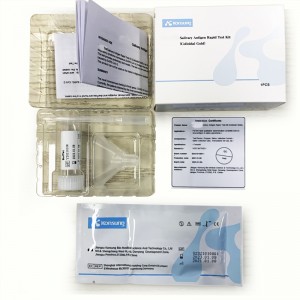 Factory Directly supply China DNA Rna Sterile V Shape Tys Collecting Funnel Test Sample Tube Device Saliva Collection Kit